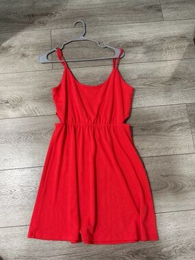 Volcom Bright Red Knit Dress